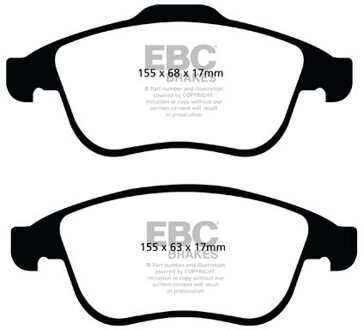 Renault Remblokkenset, schijfrem DPX2024