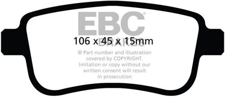 Renault Remblokkenset, schijfrem DPX2025