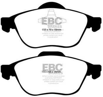 Renault Remblokkenset Yellowstuff DP41353R