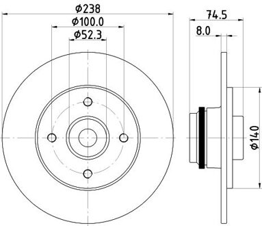 Renault Remschijf 8DD355123431