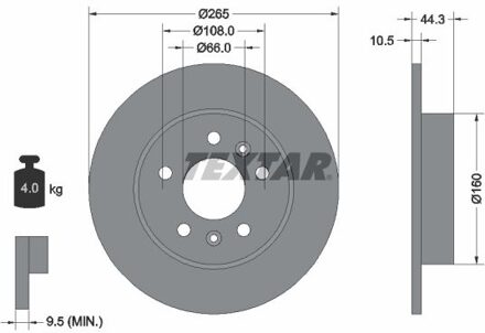 Renault Remschijf 92065100