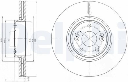 Renault Remschijf BG4167