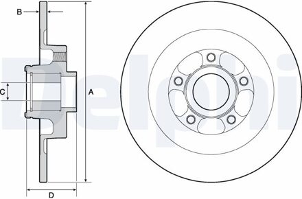 Renault Remschijf BG9138RS