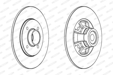 Renault Remschijf DDF1516
