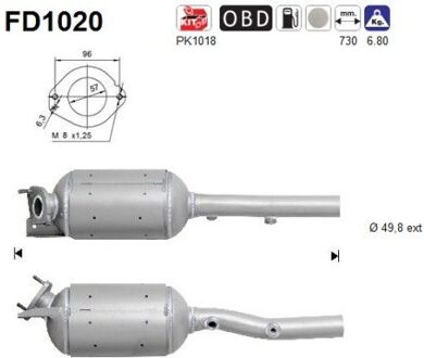 Renault Roetfilter FD1020