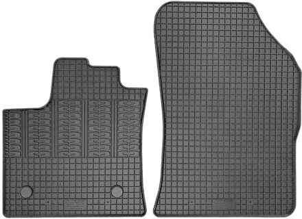 Renault Rubber matten passend voor Renault Express Cargo 2021- (2-delig met bevestigingspunten) CKRRE03