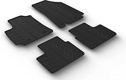 Renault Rubbermatten passend voor Renault Arkana 2020- (T-Design 4-delig + montageclips) GL0023