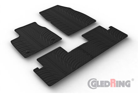 Renault Rubbermatten passend voor Renault Megane E-Tech 2022- (T profiel 4-delig + montageclips) GL0017