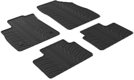 Renault Rubbermatten passend voor Renault Talisman 3/2016- (T profiel 4-delig + montageclips)