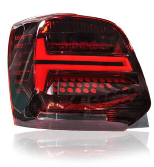 Renault Set LED Achterlichten passend voor Volkswagen Polo 6R/6C 2009-2017 - Rood/Rookgrijs - incl. Dynamic DLVWR27LRSD