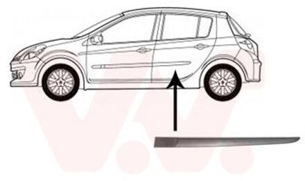 Renault Sier- / beschermingspaneel, deur 4331425