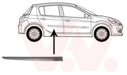 Renault Sier- / beschermingspaneel, deur 4331426