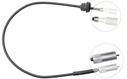 Renault Snelheidsmeterkabel
