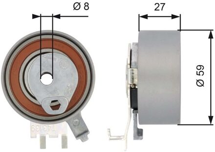 Renault Spanrol, distributieriem T43139