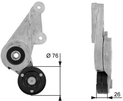 Renault Spanrol, Poly V-riem T38304