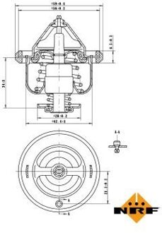 Renault Thermostaat, koelvloeistof 725053