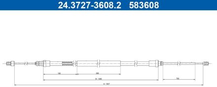 Renault Trekkabel, parkeerrem 24372736082