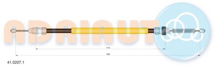 Renault Trekkabel, parkeerrem 4102071