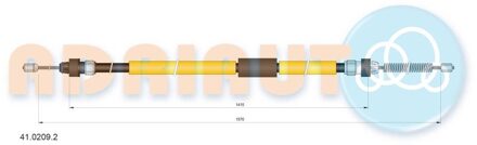 Renault Trekkabel, parkeerrem 4102092