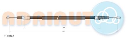 Renault Trekkabel, parkeerrem 4102101