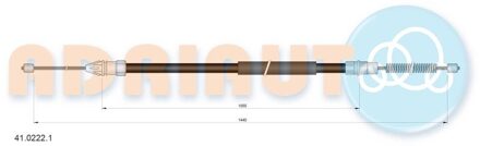 Renault Trekkabel, parkeerrem 4102221