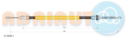 Renault Trekkabel, parkeerrem 4102301