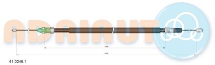 Renault Trekkabel, parkeerrem 4102461