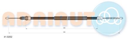 Renault Trekkabel, parkeerrem 410252