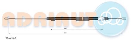 Renault Trekkabel, parkeerrem 4102521