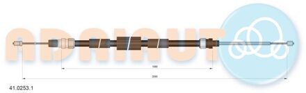 Renault Trekkabel, parkeerrem 4102531