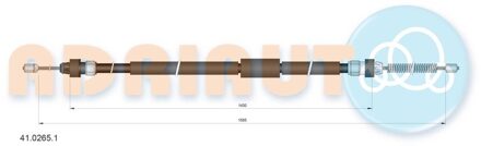 Renault Trekkabel, parkeerrem 4102651