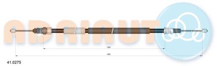 Renault Trekkabel, parkeerrem 410275