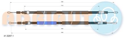 Renault Trekkabel, parkeerrem 4102871