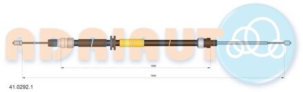 Renault Trekkabel, parkeerrem 4102921