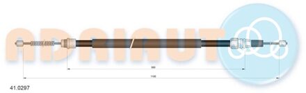 Renault Trekkabel, parkeerrem 410297