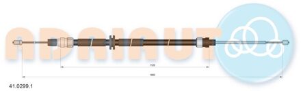 Renault Trekkabel, parkeerrem 4102991