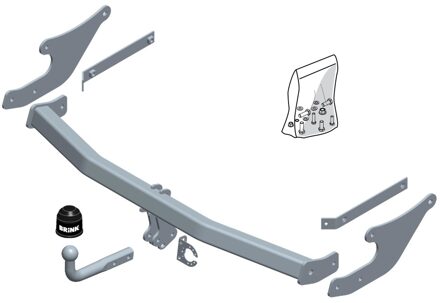 Renault Vaste trekhaak 607600