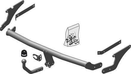 Renault Vaste trekhaak 613000