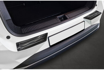 Renault Zwart RVS Achterbumperprotector passend voor Renault Scenic E-Tech 2024- 'Ribs' AV245312