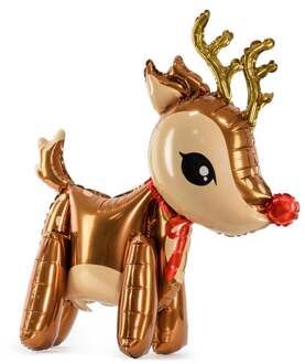 Rendier Folieballon (50x62cm) Multikleur - Print