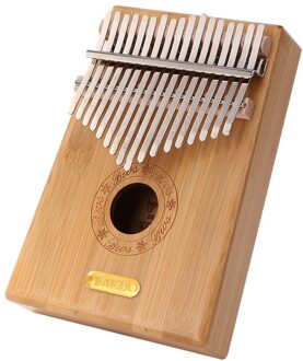 Rendier Print Kalimba Vinger Piano Afrikaanse Sanza 17 Toetsen Sparren Duim Mbira Voor Muziek Liefhebbers Spelen Accessoires