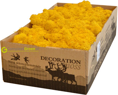 Rendiermos geel 500 gram