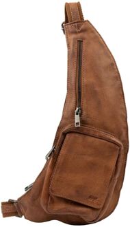 Renee Leren Crossbodytas / Bodybag - Cognac
