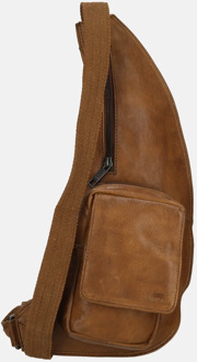 Renee Leren Crossbodytas / Bodybag - Cognac