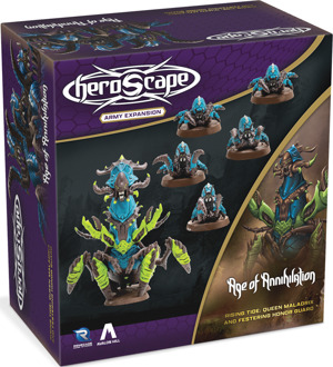 Renegade Heroscape: Age of Annihilation - Queen Maladrix & Festering Honor Guard