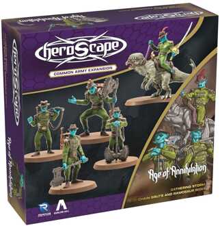 Renegade Heroscape Army Expansion Age of Annihilation Chain Gruts & Ramosaur Rider (Common) *English Version*
