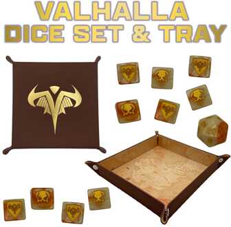 Renegade Heroscape Dice & Tray Set Valhalla *English Version*