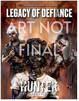 Renegade Hunter: The Reckoning 5th Edition RPG book Legacy of Defiance Sourcebook *Englische Version*