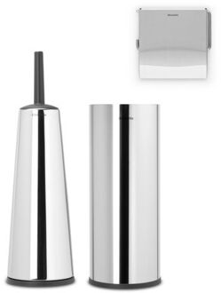 ReNew Toiletaccessoires - Set van 3 Zilver