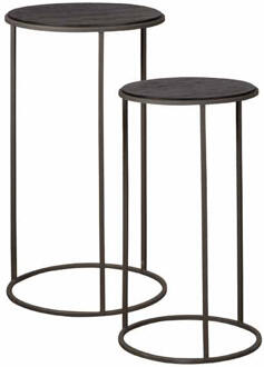 RENEW Zuil 'Spello' Teakhout, Set van 2 stuks